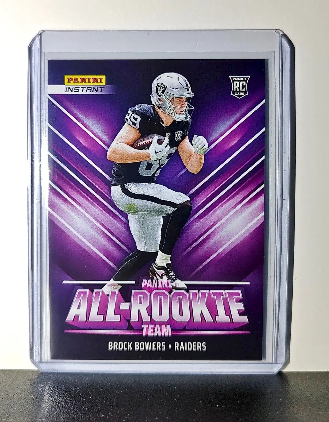 Brock Bowers Rookie 2024 Panini NFL #11 All-Rookie Card LV Raiders 1 of 314