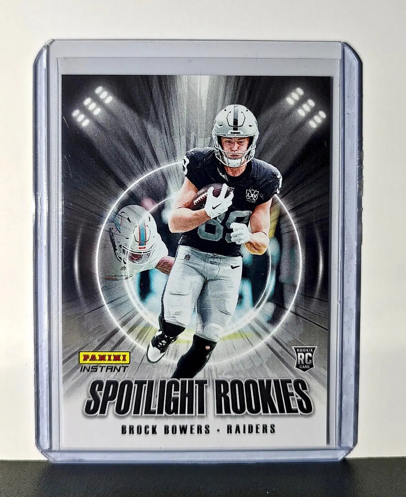 Brock Bowers Rookie 2024 Panini Spotlight Rookies NFL #15 Card Raiders 1 of 1426