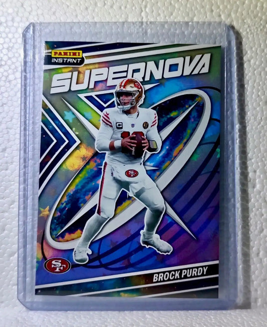 Brock Purdy 2023 Panini NFL #5 Supernova Football Card San Francisco 49ers 1/481 - Football Card Single
