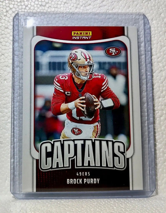 Brock Purdy 2023 Panini NFL Captain #28 Football Card San Francisco 49ers 1/331 - Football Card Single