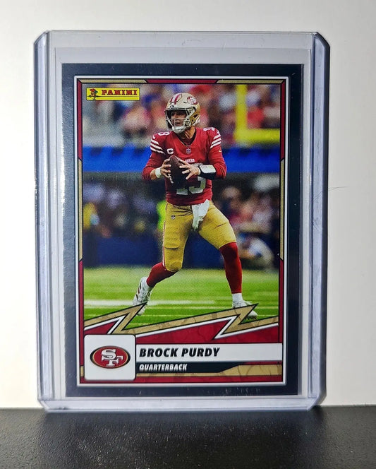 Brock Purdy 2025 Panini NFL #17 Foil Sticker Card San Francisco 49ers - Football Card Single