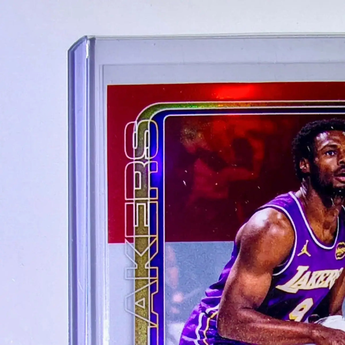 Bronny James Jr. 2025-26 NBA Topps Chrome Update Red White & Blue Refractor #103 - Basketball Card Single