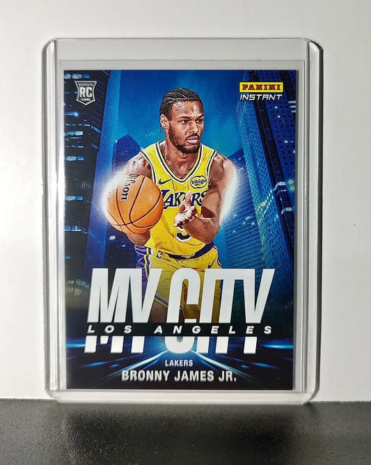 Bronny James Jr. Rookie 2024-25 Panini MyCity NBA #30 Card LA Lakers 1/268 - Basketball Card Single