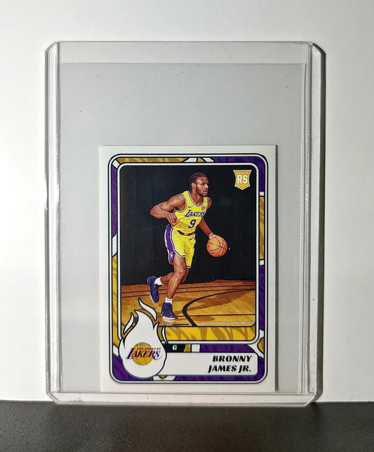 Bronny James Jr. Rookie 2024-25 Panini NBA #369 Sticker Card Los Angeles Lakers - Basketball Card Single