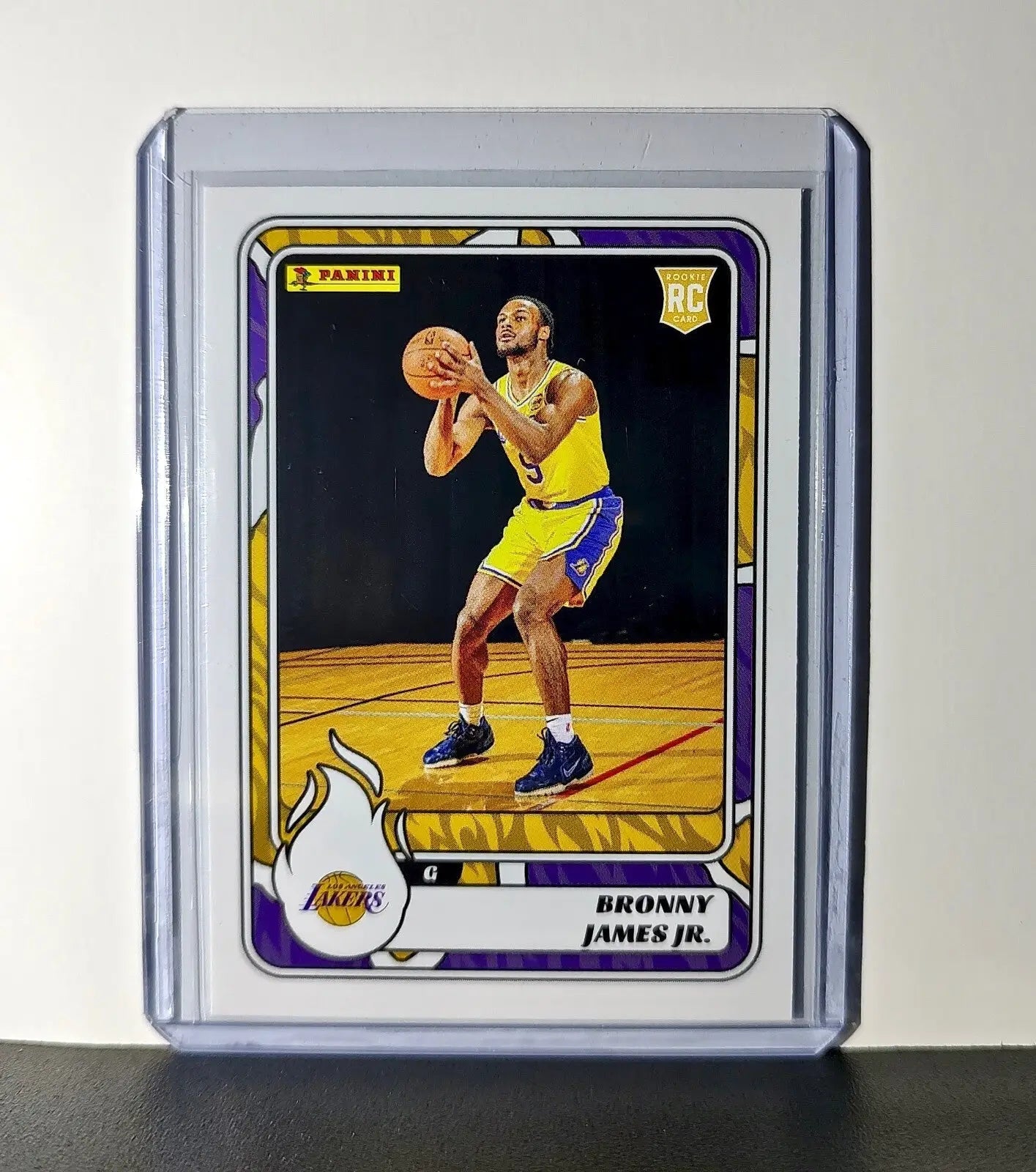Bronny James Jr. Rookie 2024-25 Panini NBA #89 Sticker Card Los Angeles Lakers