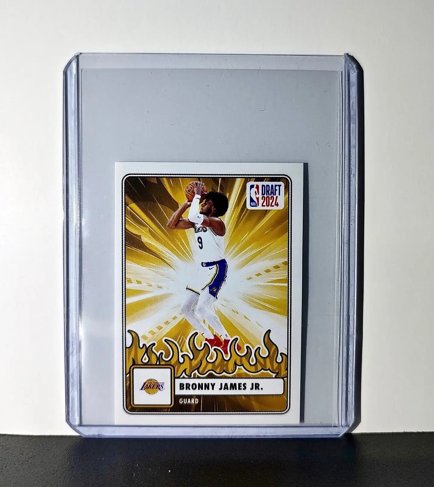 Bronny James Jr. Rookie Draft 2024-25 Panini NBA #98 Sticker Los Angeles Lakers