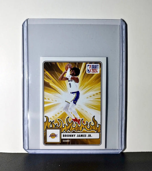 Bronny James Jr. Rookie Draft 2024-25 Panini NBA #98 Sticker Los Angeles Lakers - Basketball Card Single