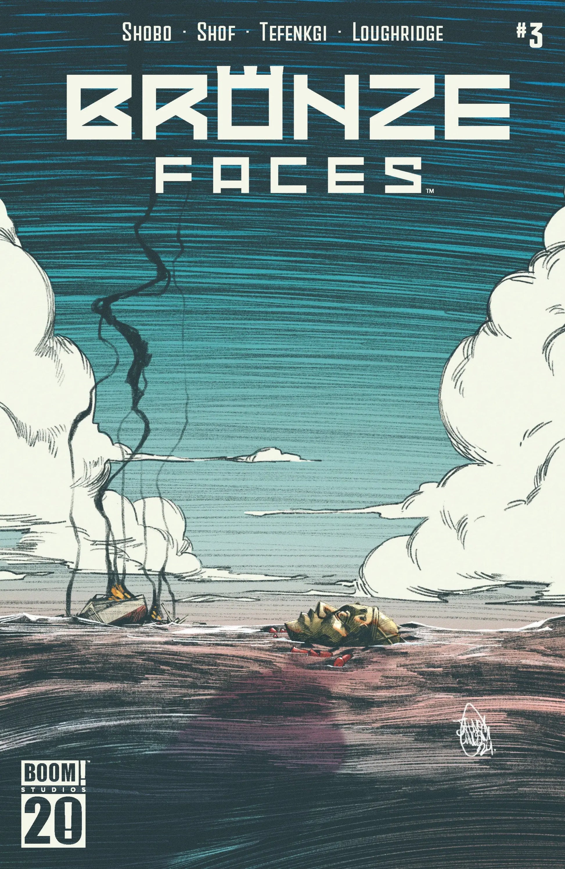 Bronze Faces #3 B Variant Dressed Lindsay comic book cover featuring Bronze Faces characters