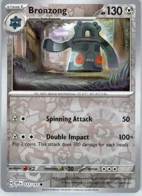 Bronzong - SV08: Surging Sparks - 127/191 - Reverse Holo NM - Pokémon Card Single