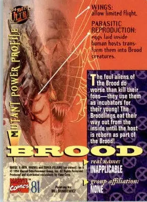 Brood - 1994 Ultra X-Men - #81 - Non_sport - Non-Sports Card Single