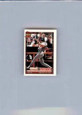 Brook Jacoby - 1991 Topps Micro - #47 - Baseball - Baseball Card Single