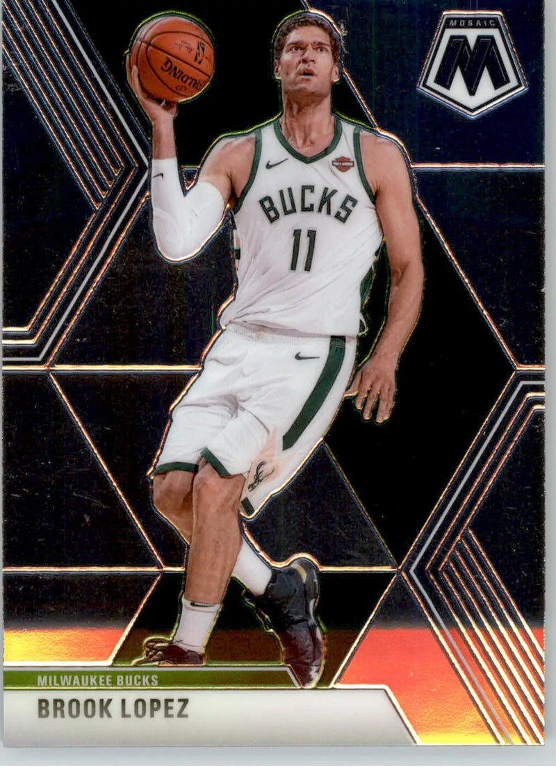Brook Lopez - 2019-20 Panini Mosaic - #105 - Basketball - Basketball Card Single