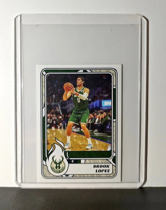 Brook Lopez 2024-25 Panini NBA #219 Sticker Card Milwaukee Bucks - Basketball Card Single
