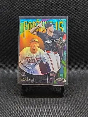 BROOKS LEE 2025 TOPPS CHROME FORTUNE 15 INSERT ROOKIE RC TWINS - Baseball Card Single