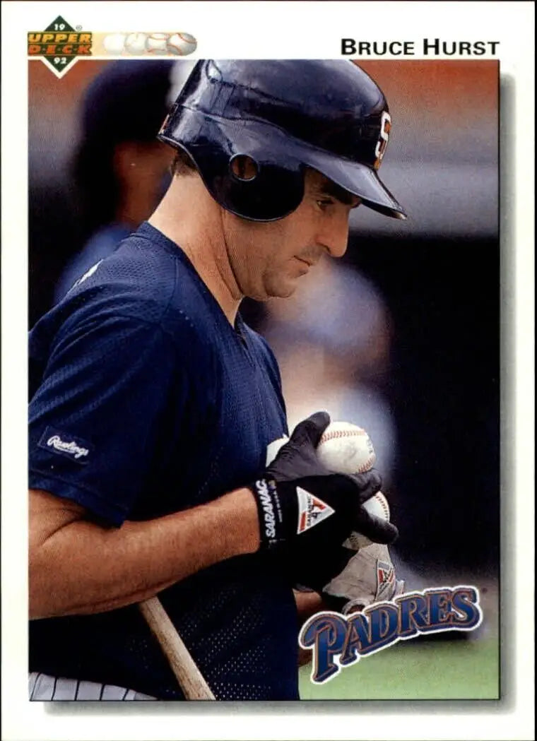 Bruce Hurst 1992 Upper Deck MLB #437 Baseball Card San Diego Padres - Baseball Card Single