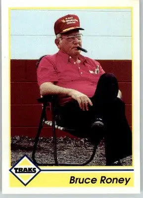 Bruce Roney - 1992 Traks - #80 - Racing - Racing Card Single