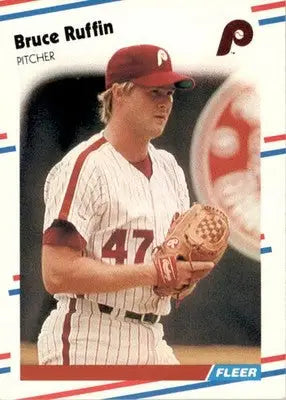 Bruce Ruffin - 1988 Fleer - #313 - Baseball - Baseball Card Single