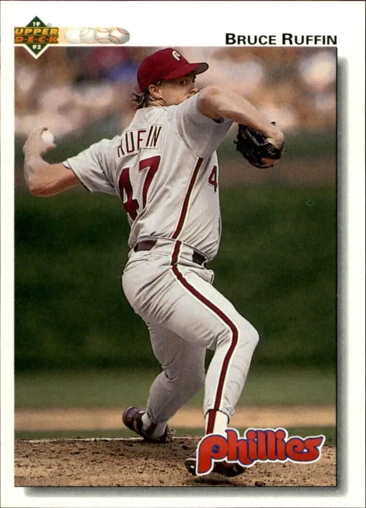 Bruce Ruffin 1992 Upper Deck MLB #309 Baseball Card Philadelphia Phillies - Baseball Card Single