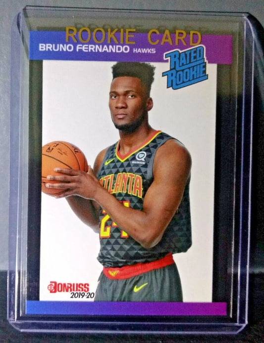 Bruno Fernando 2019-20 Panini NBA #28 Rated Rookie Retro Card 1/3431 - Basketball Card Single