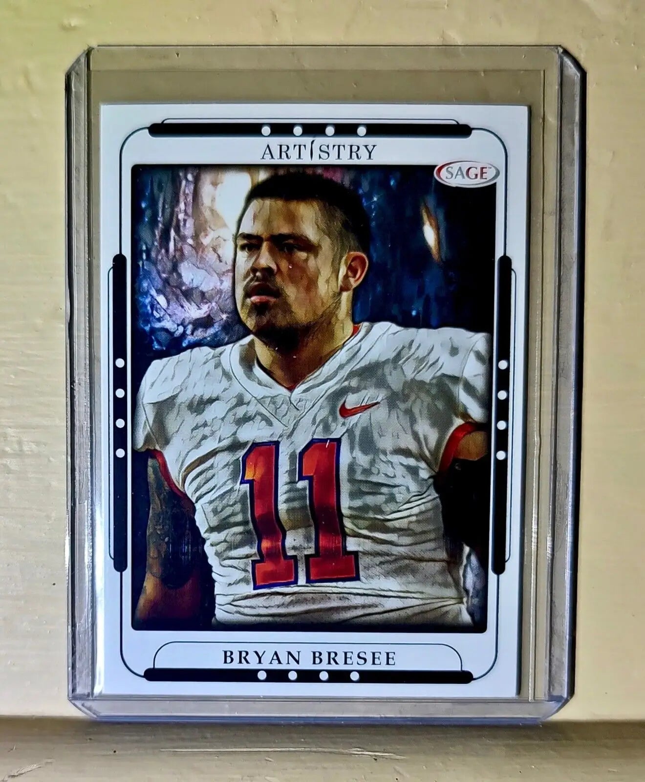 Bryan Bresee 2023 SAGE NFL Artistry Football #8 Card - Football Card Single