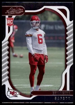 Bryan Cook Rookie 2022 Panini Absolute Retail #149 Kansas City Chiefs - Football Card Single