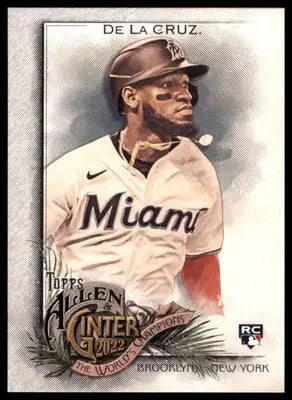 Bryan De La Cruz Rookie 2022 Topps Allen & Ginter #71 Miami Marlins - Baseball Card Single