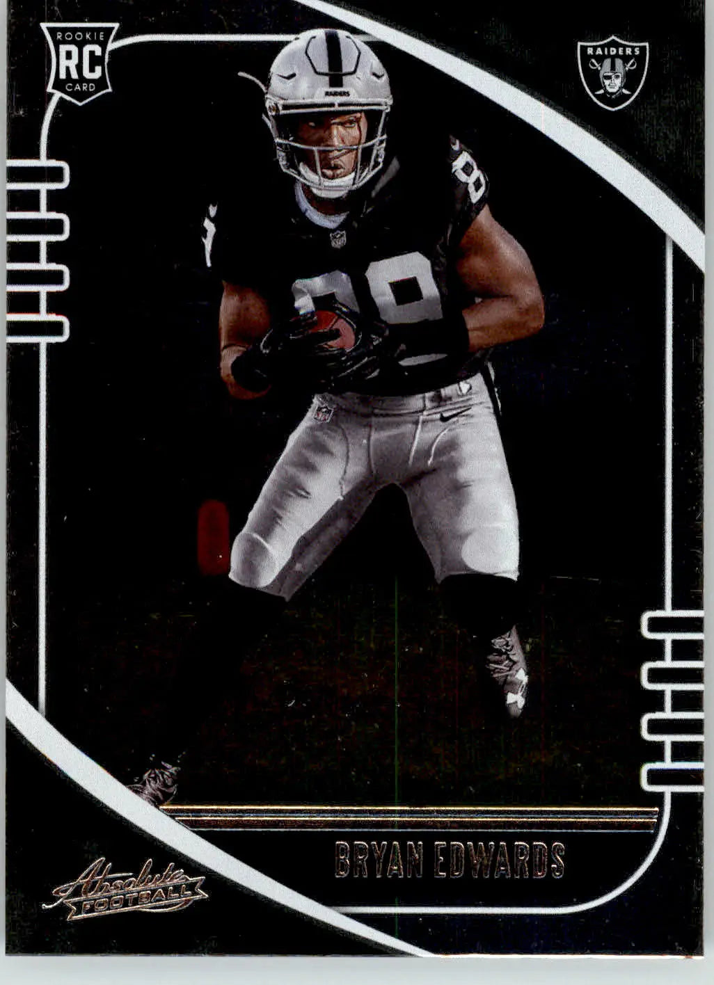Bryan Edwards - 2020 Panini Absolute - #112 - RC Retail Football - Football Card Single