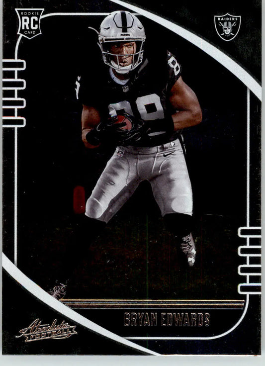 Bryan Edwards - 2020 Panini Absolute - #112 - RC Retail Football - Football Card Single