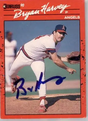 Bryan Harvey - 1990 Donruss - #372 - AUTO Baseball - Baseball Card Single