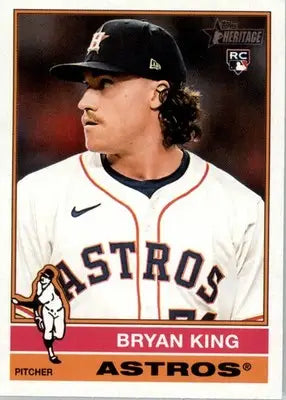 Bryan King - 2025 Topps Heritage - #208 - RC Baseball - Baseball Card Single