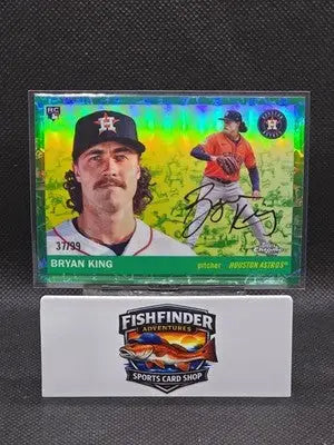 Bryan King 2025 Topps Platinum Anniversary #380 Toile Cream Green Rookie /99
