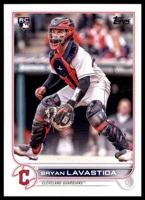 Bryan Lavastida Rookie 2022 Topps Update #US317 Cleveland Guardians - Baseball Card Single