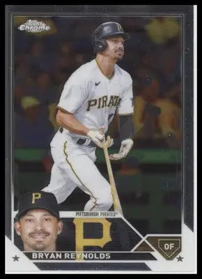 Bryan Reynolds 2023 Topps Chrome #91 Pittsburgh Pirates - Baseball Card Single