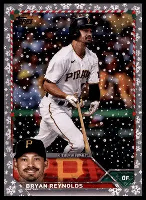 Bryan Reynolds 2023 Topps Holiday Metallic #H132 Pittsburgh Pirates - Baseball Card Single