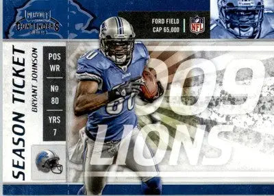 Bryant Johnson - 2009 Playoff Contenders - #34 - Football - Football Card Single