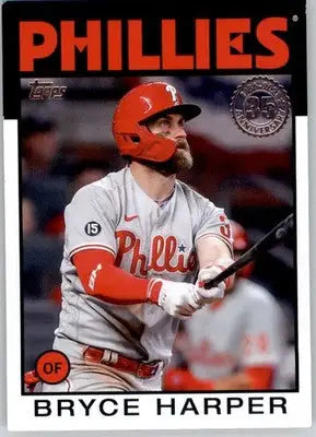 Bryce Harper - 2021 Topps Update - #86B-6 - 1986 Topps Baseball 35th Ann - Baseball Card Single