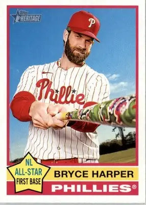 Bryce Harper - 2025 Topps Heritage - #150 - Baseball - Baseball Card Single