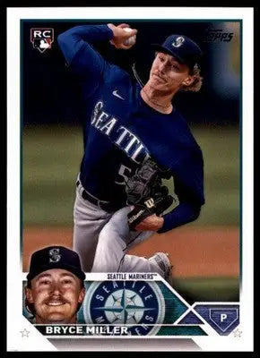 Bryce Miller Rookie 2023 Topps Update #US178 Seattle Mariners - Baseball Card Single