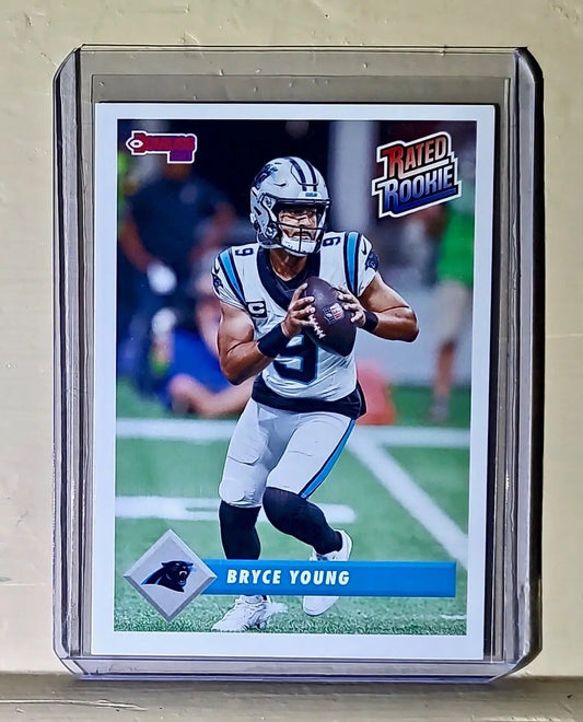 Bryce Young 2023 Panini NFL Rated Rookie Retro 1 Football Card Panthers 1/629 - Football Card Single