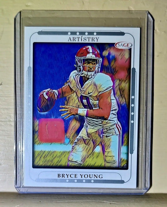 Bryce Young 2023 SAGE NFL Artistry Football #17 Card - Football Card Single