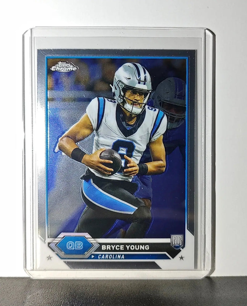 Bryce Young 2023 Topps Chrome NFL #1 Football Card Carolina Panthers