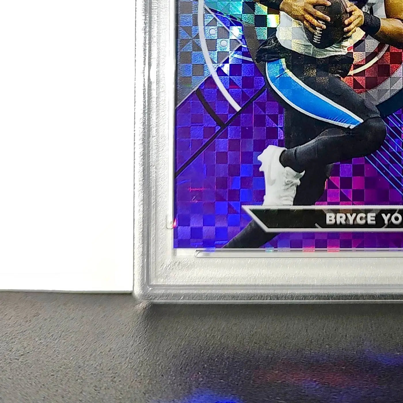Bryce Young 2023 Topps Finest 069/150 Purple Checkerboard Refractor #158 PSA 10 - Football Card Single