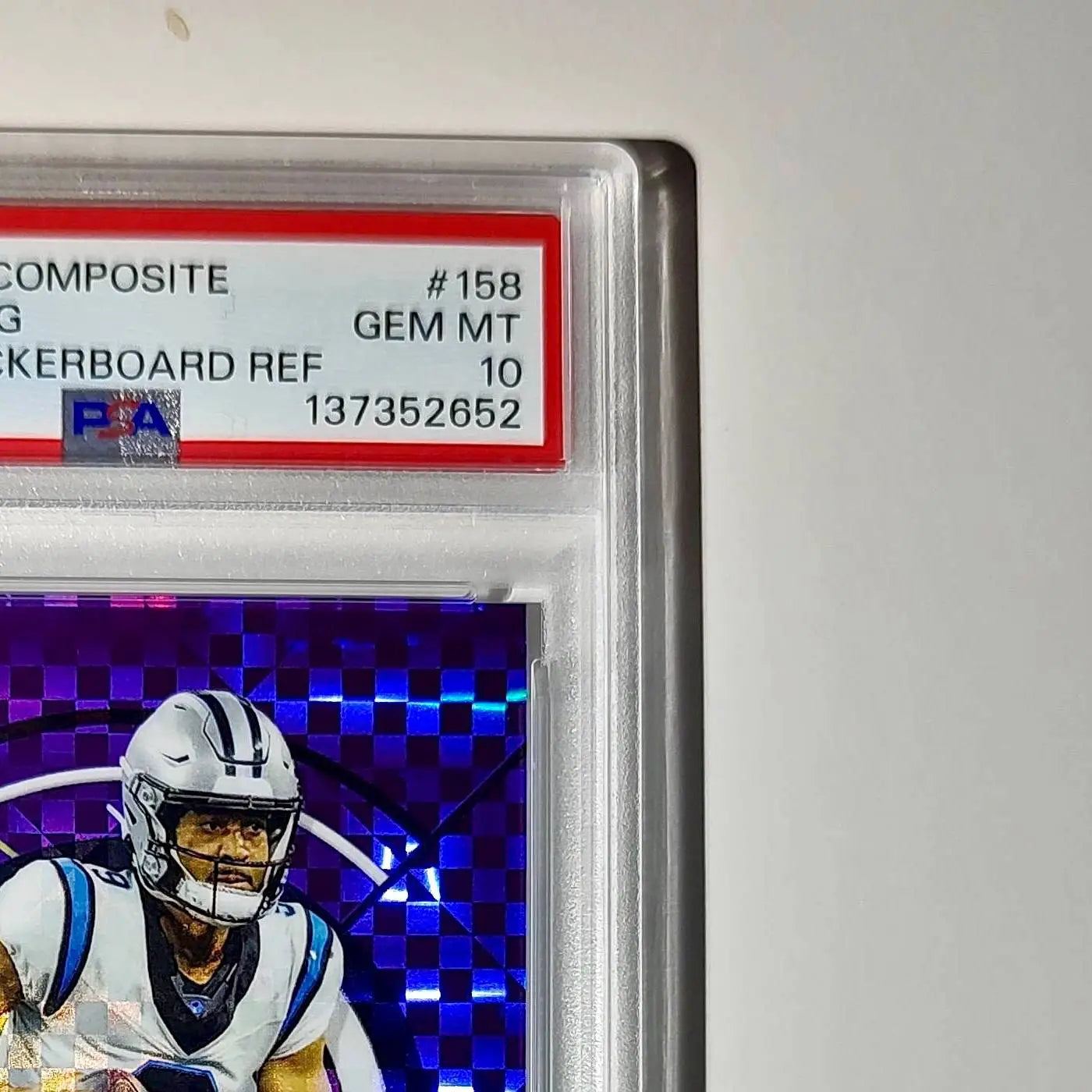 Bryce Young 2023 Topps Finest 069/150 Purple Checkerboard Refractor #158 PSA 10 - Football Card Single