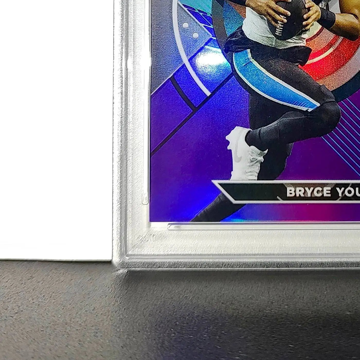 Bryce Young 2023 Topps Finest #158 Rookie Purple Refractor 016/250 PSA 9 Mint - Football Card Single