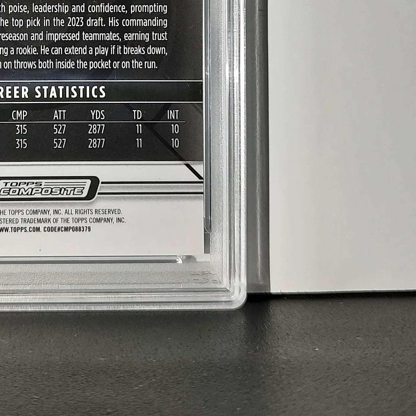 Bryce Young 2023 Topps Finest #158 Rookie Purple Refractor 016/250 PSA 9 Mint - Football Card Single