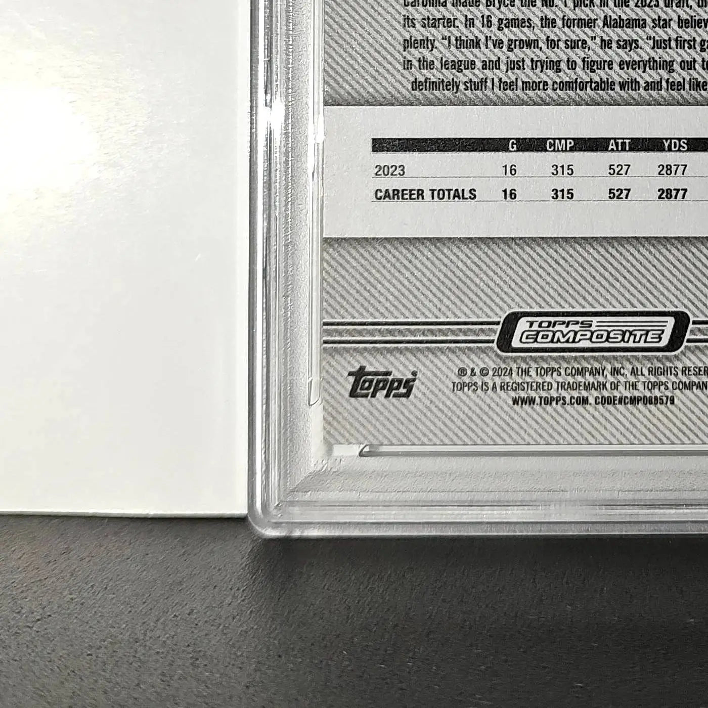 Bryce Young 2023 Topps Gallery #376 Card Carolina Panthers PSA 10 Gem Mint