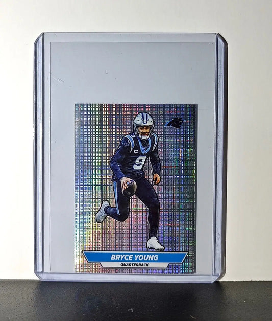 Bryce Young 2024 Panini NFL Sticker #456 Foil Carolina Panthers - Football Card Single