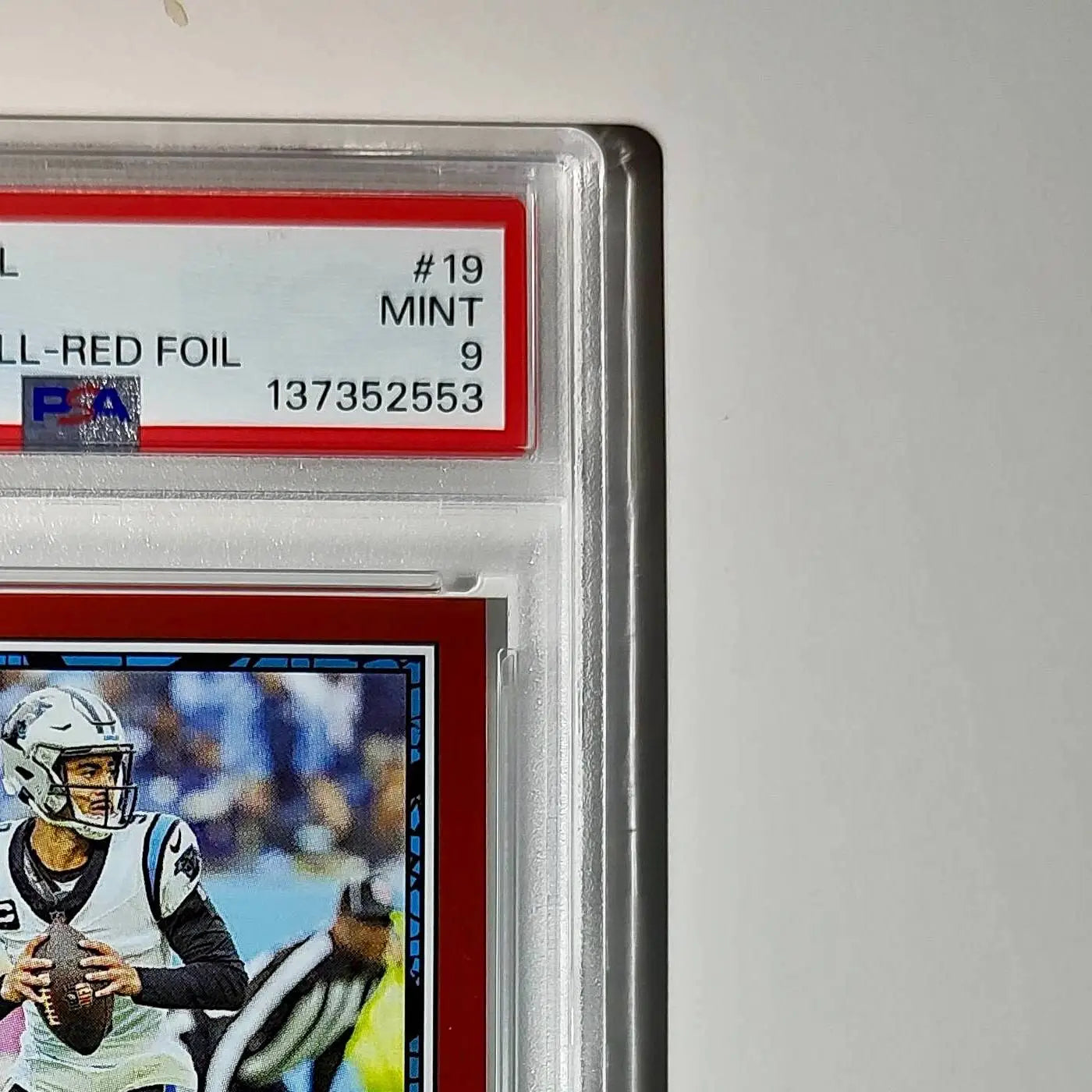 Bryce Young 2024 Panini Sticker Collection 152/299 #19 Red Foil PSA 9 Mint - Football Card Single