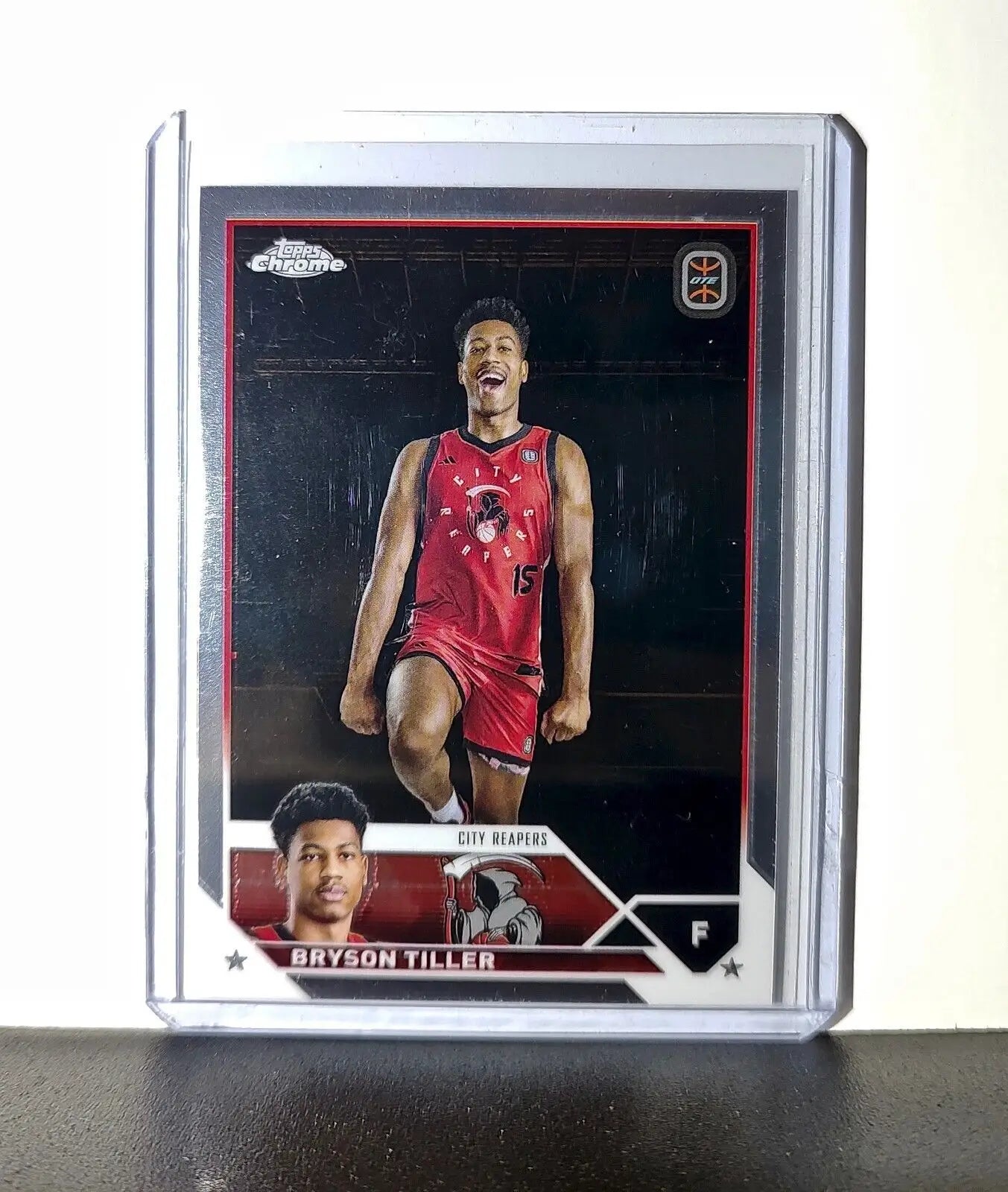 Bryson Tiller 2023-24 Topps Chrome Overtime #7 Card City Reapers - Basketball Card Single