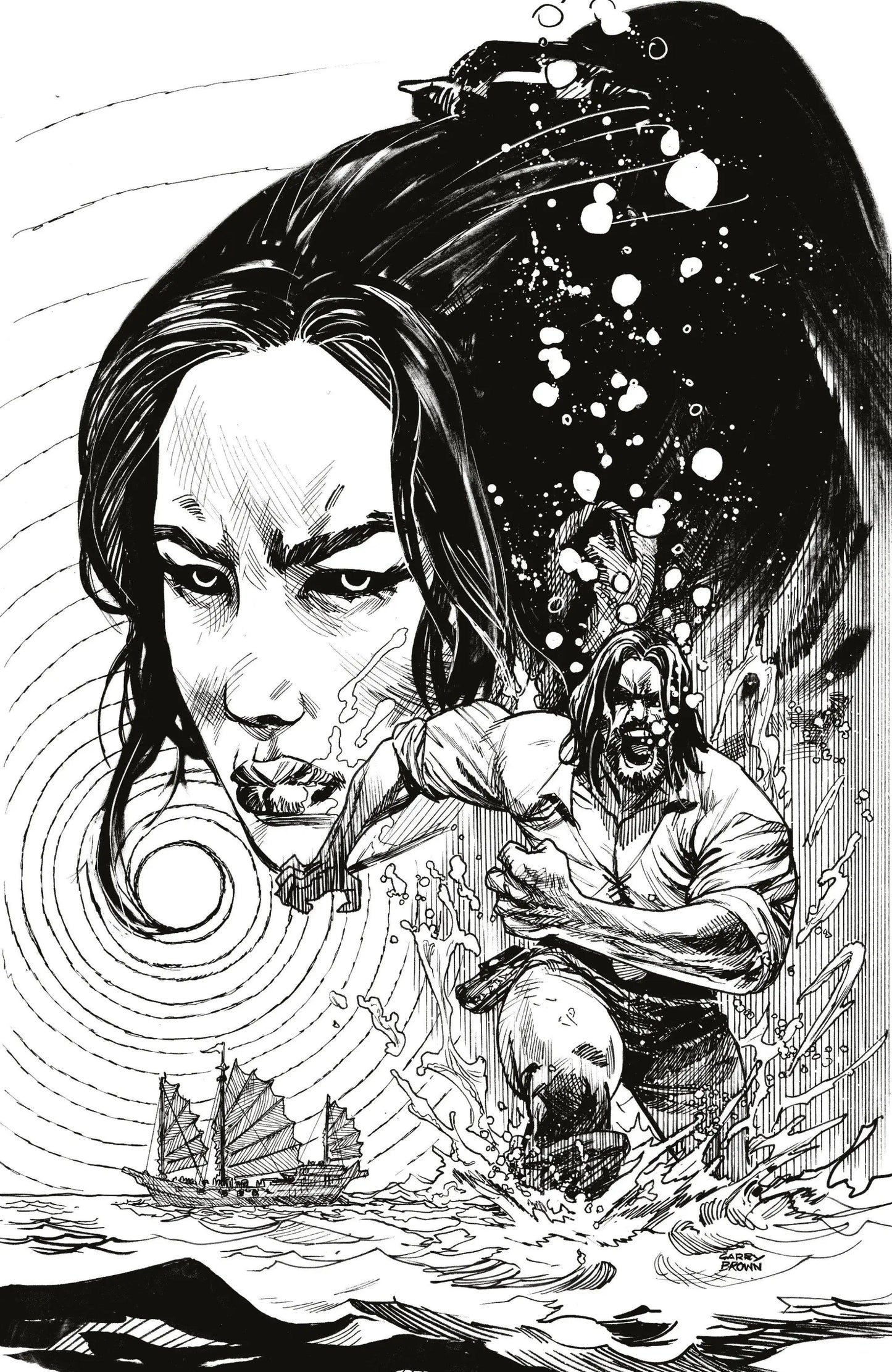 BRZRKR: The Bleeding Tide #1 L Unlimited Variant (Full Art Brown) - Comic Book